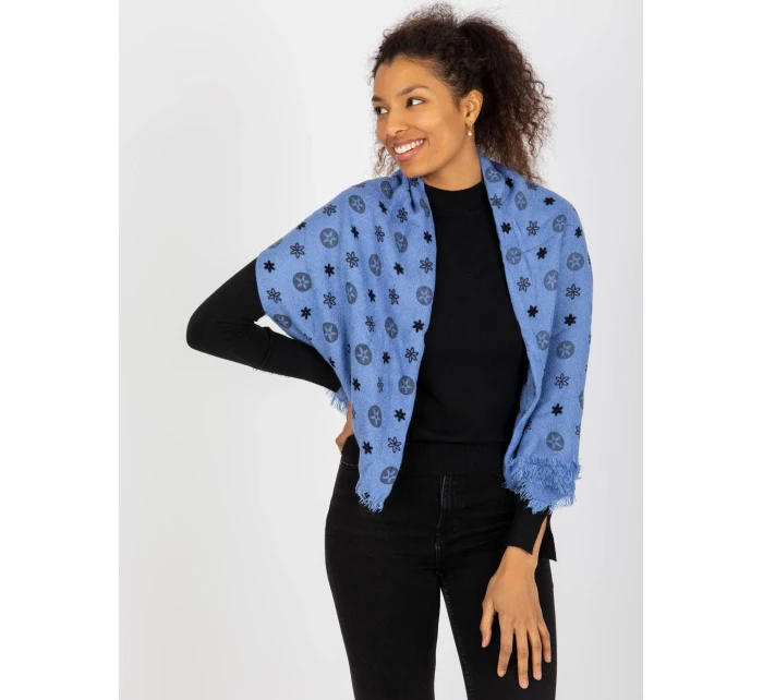 Dámský šátek AT CH tmavě modrý model 17892579 - FPrice Dámský šátek AT CH tmavě modrý model 17892579 - FPrice