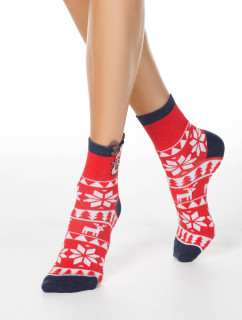 Ponožky CONTE 445 Red