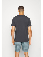 Pánsky pyžamový set NM2183E 6MX šedá / modrá - Calvin Klein