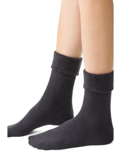 Ohrnuté dámske ponožky 110