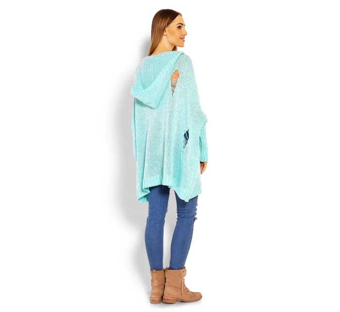 Dlhý sveter model 114563 PeeKaBoo