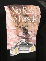 Pánská mikina s potiskem černá model 21995784 - Dstreet