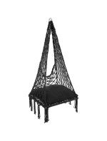 Závesná sedačka DRAGON HAMMOCK 60x60x115 cm s poduškou DARK GREY Závesná sedačka DRAGON HAMMOCK 60x60x115 cm s poduškou DARK GREY