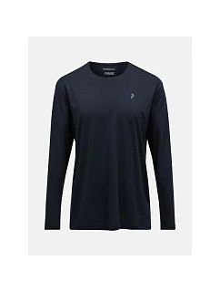 Tričko Peak Performance M Delta Ls Tee, čierne