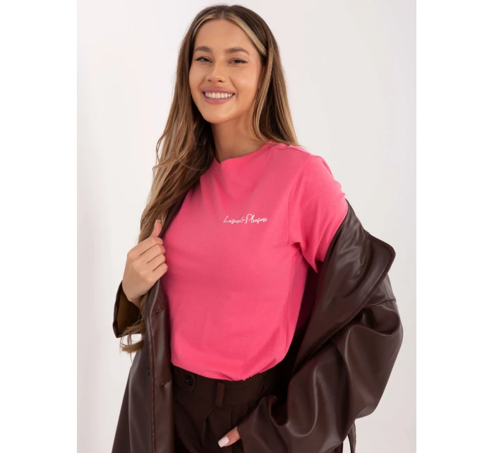 T shirt model 21821384 różowy - FPrice