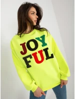 Mikina EM BL 617 5.00X fluo žltá Mikina EM BL 617 5.00X fluo žltá