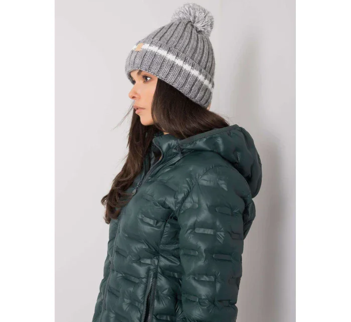 Dámská čepice JK CZ 35 model 15837286 šedá - FPrice Dámská čepice JK CZ 35 model 15837286 šedá - FPrice