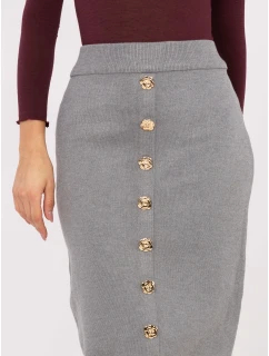 Dámská sukně PM SD model 21915140 šedá - FPrice