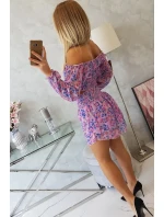 Fialová květinová sada Fialová květinová sada