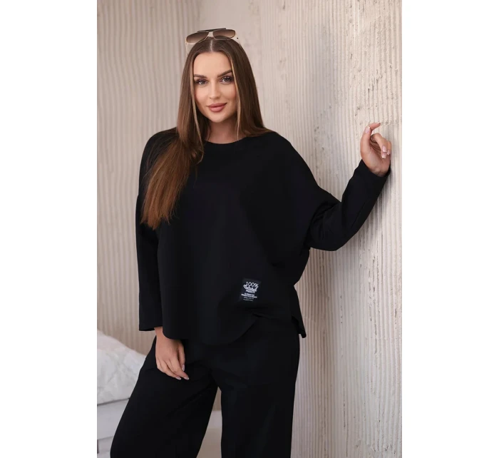 Súprava nových teplákov Punto Black Súprava nových teplákov Punto Black