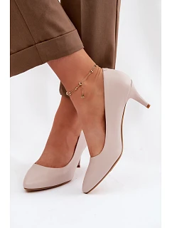 Lodičky z eko kůže Sergio Leone světle šedé