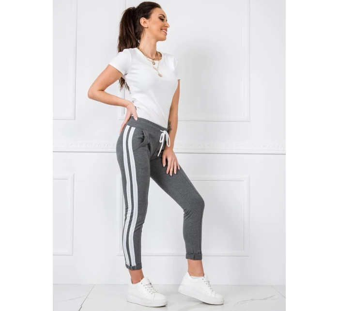 Tepláky RV DR 5407.88 tmavo šedá