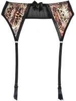 Podväzkový pás V-10402 čierny/"panter" - Axami