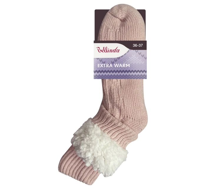 teplé ponožky WARM SOCKS Pudr růžová  model 21752780 - Bellinda