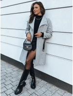 CELESTIA dámsky kabát svetlosivý FashionStreet NY0649