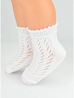 Noviti SB063 15-30 dievčenské čipkované ponožky