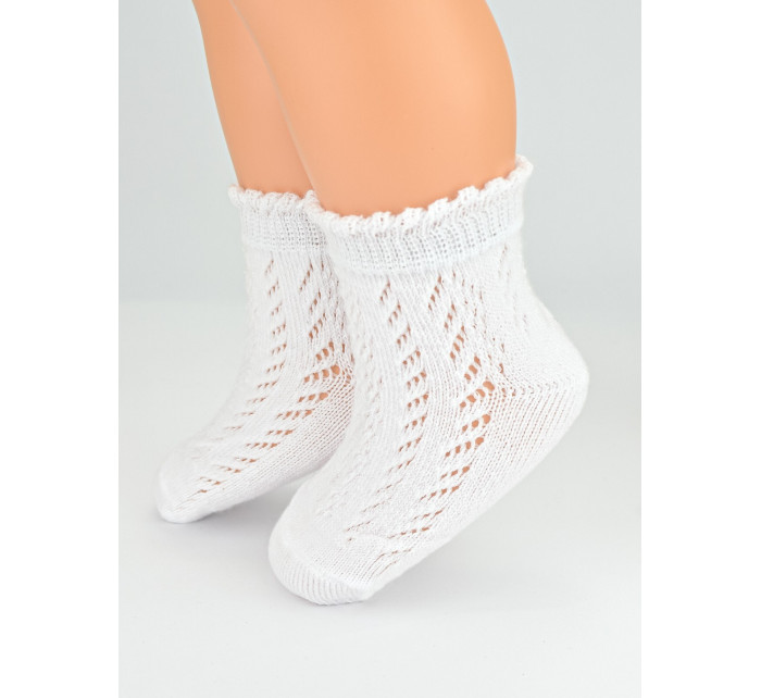 Dívčí ažurové ponožky model 19752455 - Noviti