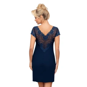 Dámska nočná košeľa Ismena modrá - Donna