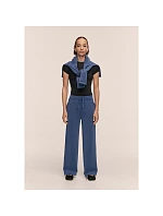 Dámske nohavice CASALL Peachy Straight Leg Jogger, farba tmavomodrá