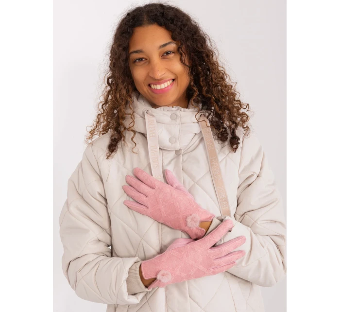 Rukavice AT RK 239506.98 svetlo ružová