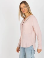 Blúzka D73761M10997C svetlo ružová Blúzka D73761M10997C svetlo ružová