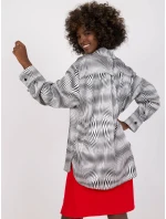 Dámska košeľa-LK-KS-508891-1.55P-biela-čierna