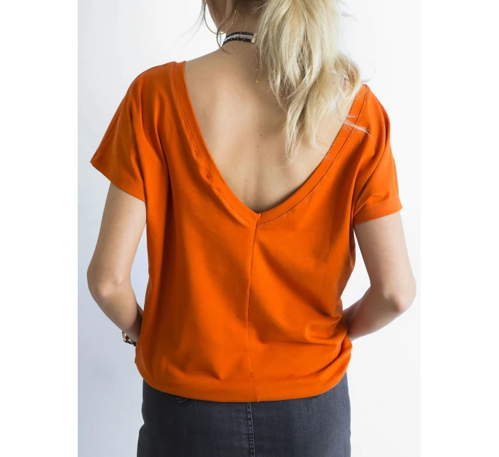 Tričko RV TS 4662.39P tmavo oranžové Tričko RV TS 4662.39P tmavo oranžové