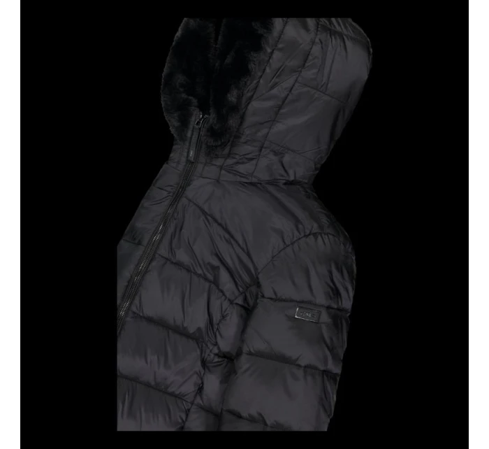 CMP dámska zimná bunda s kapucňou športová zateplená čierna (34K0036F/U901)