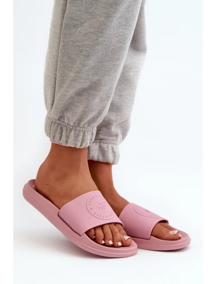 Damskie Klapki 4FMM00FFLIF045-56S Różowe Damskie Klapki 4FMM00FFLIF045-56S Różowe