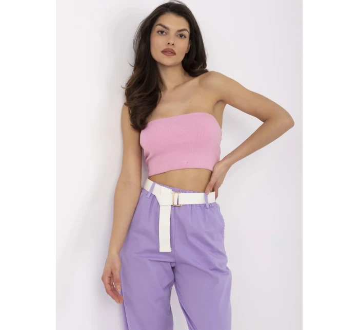 Kalhoty DHJ SP model 20969335 světle fialové - FPrice Kalhoty DHJ SP model 20969335 světle fialové - FPrice