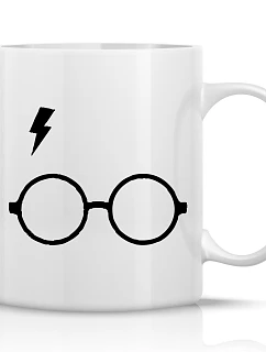 HARRY POTTER - klasický bílý keramický hrníček 300 ml