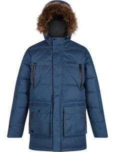Pánska zimná bunda RMN130 Angaros II petrol blue - Regatta