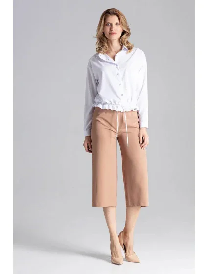 Dámská košile s dlouhým model 19344953 Bílá - Figl