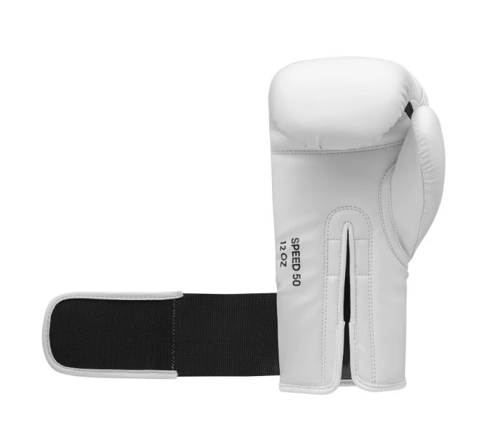 Bielo-zlaté boxerské rukavice Adidas SPEED 50