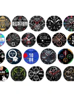 Černý silikonový řemínek + černý kožený řemínek model 21804953 - RUBICON