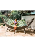 HAMAK OGRODOWY 2  Z DRĄŻKIEM model 21830586