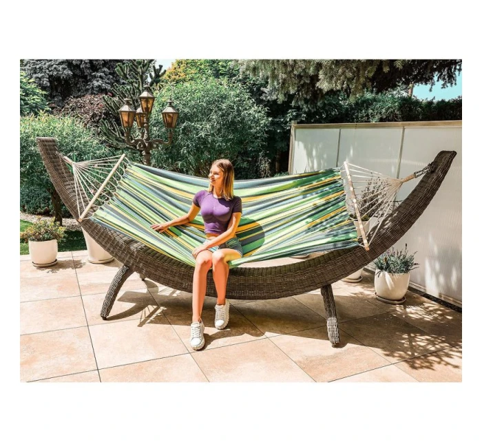 HAMAK OGRODOWY 2  Z DRĄŻKIEM model 21830586