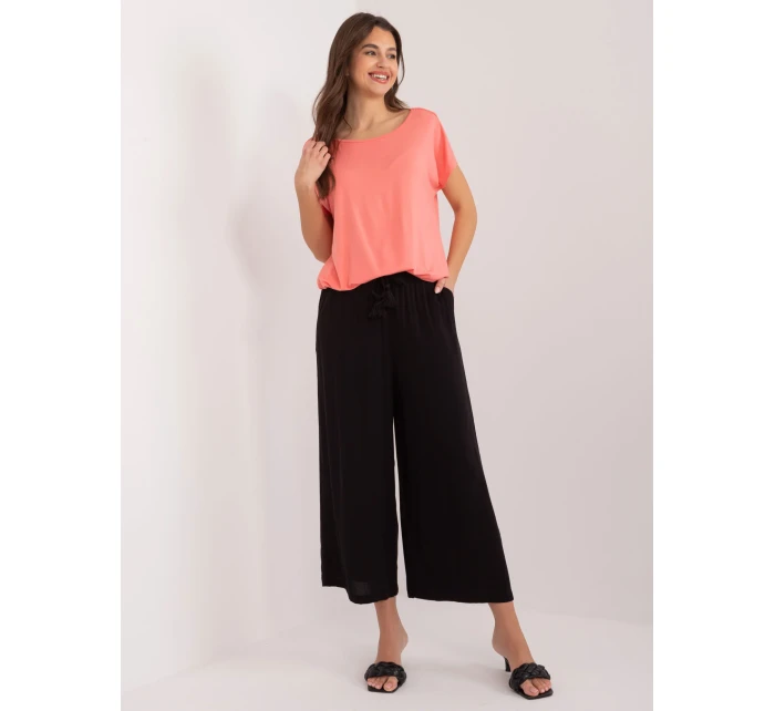 Spodnie model 19506417 czarny - FPrice Spodnie model 19506417 czarny - FPrice