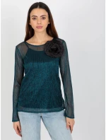 Dámska blúzka a top LK KMPL 506635.54P námornej - FPrice