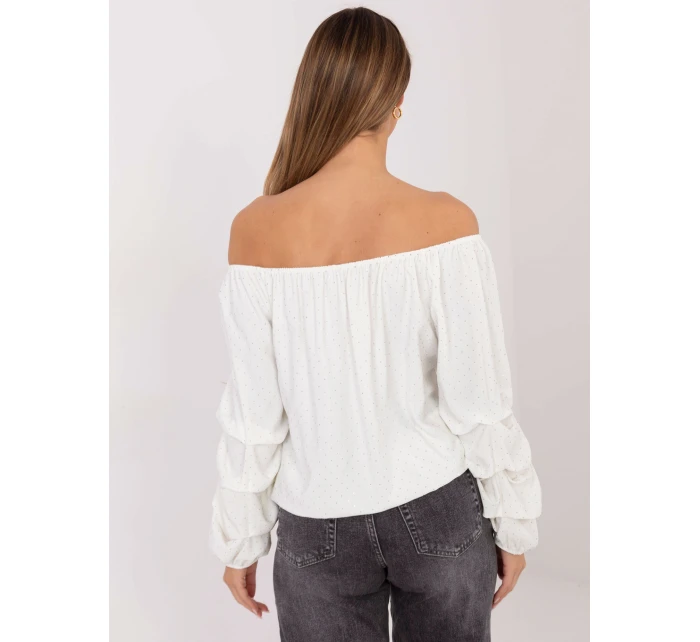 Bluzka MI BZ model 21786391 ecru - FPrice Bluzka MI BZ model 21786391 ecru - FPrice