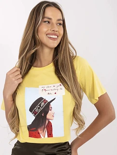 T shirt PM TS model 22087358 żółty - FPrice