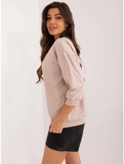 Bluzka RV BZ model 20180334 beżowy - FPrice Bluzka RV BZ model 20180334 beżowy - FPrice