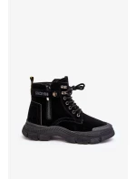 Dámska zateplená semišová členková obuv Jailina Trapper Dámska zateplená semišová členková obuv Jailina Trapper