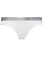 Dámske tangá Thong Radiant Cotton 000QD3539E100 biela - Calvin Klein