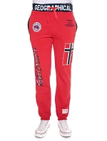 Pánske tepláky WY8619H/GN Červený vzor - Geografické Nórsko