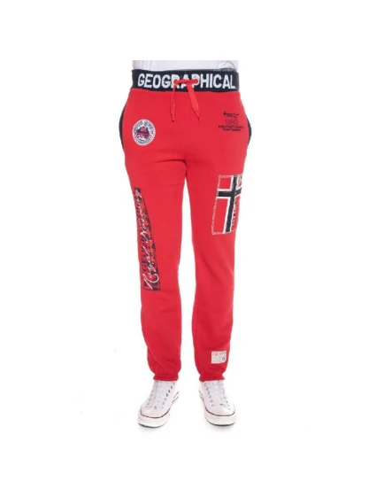 Pánské tepláky model 21889940 Červená vzor - Geographical Norway