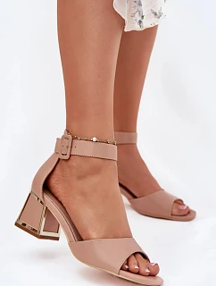 Sandály 25SC35 béžové - Step in style
