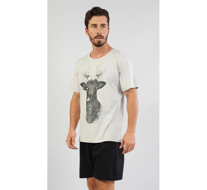 Pánske pyžamo šortky Jeleň Pánske pyžamo šortky Jeleň