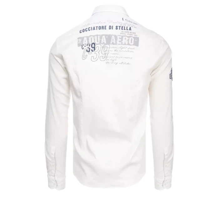 Pánská košile v barvě ecru Dstreet model 21966535 - FashionStreet