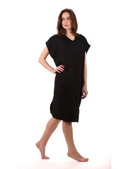 dámské pončo s kapucí Black Beauty model 22199264 - Vestis dámské pončo s kapucí Black Beauty model 22199264 - Vestis